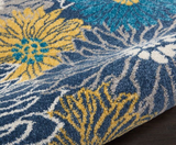 Nourison Sale Passion PSN17 Blue Rug