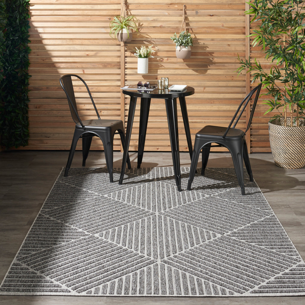 nourison cozumel czm05 dark grey rug