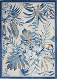 nourison seaside sds02 ivory blue rug