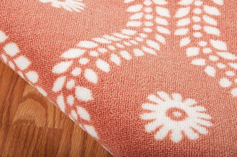 Nourison Clearance & Garden RS085 Rust Rug