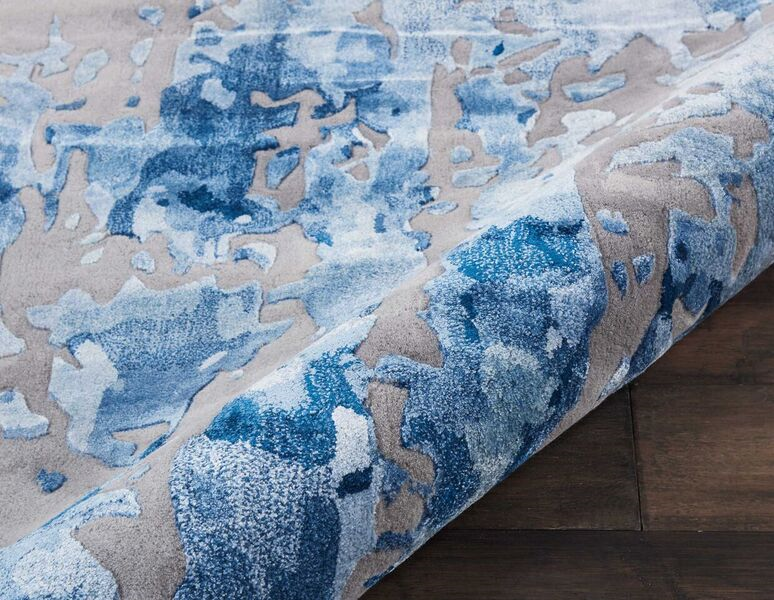 Nourison Prismatic PRS10 Blue Rug