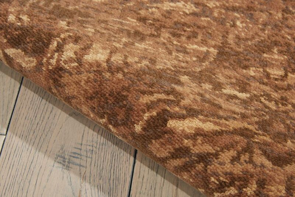 Nourison Clearance Silken Allure SLK19 Chocolate Rug