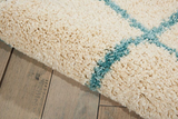 Nourison Clearance Brisbane BRI08 Ivory/Aqua Rug
