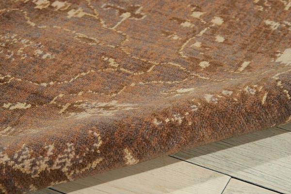 Nourison Clearance Silk Elements SKE02 Cocoa Rug
