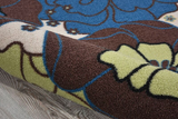 Nourison Clearance & Garden RS021 Light Blue Rug
