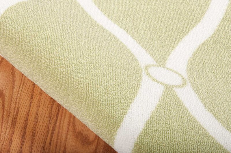 Nourison Clearance & Garden RS089 Green Rug