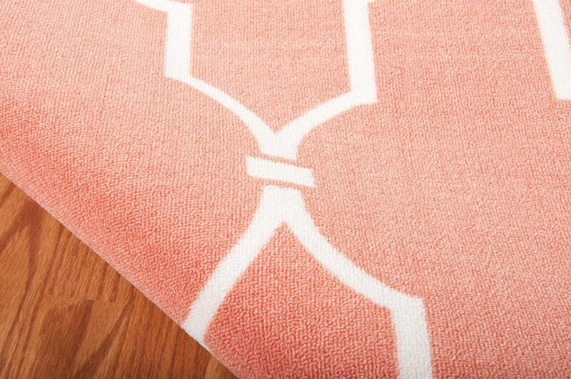Nourison Clearance & Garden RS087 Orange Rug