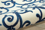 Nourison Clearance & Garden RS093 Blue Rug