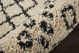 Nourison Clearance Moroccan Shag MRS02 Cream Rug