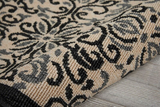 Nourison Clearance Caribbean CRB12 Ivory/Charcoal Rug