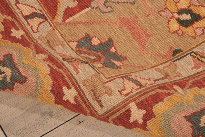Nourison Clearance Nourmak s116 Rusty Burgundy Rug