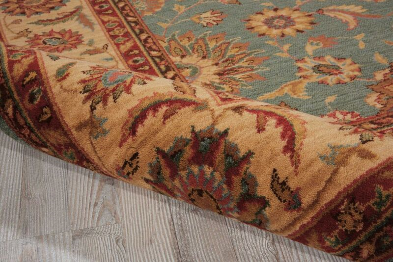 Nourison Clearance Living Treasures LI05 Aqua Rug