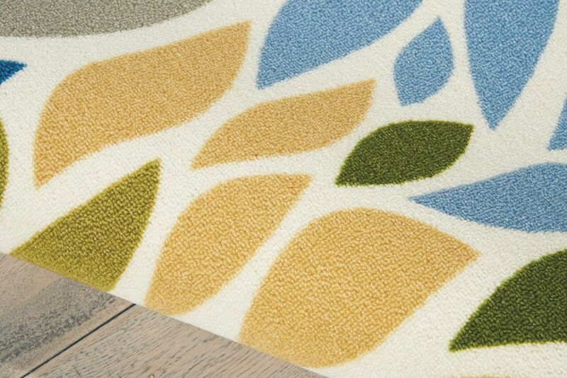 Nourison Clearance & Garden RS094 Multi Rug