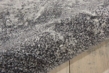 Nourison Silken Shadow SHA14 Graphite Rug