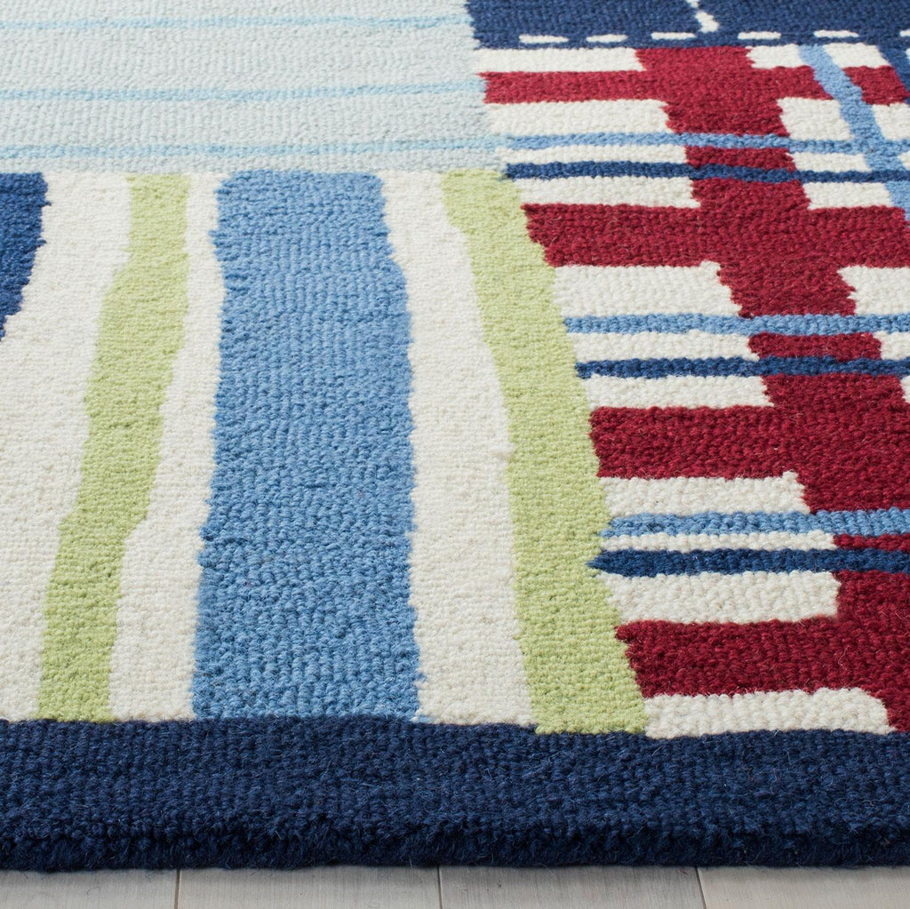 Safavieh Clearance Safavieh Kids SFK318A Navy Rug