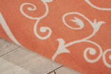 Nourison Clearance & Garden RS019 Orange Rug