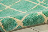 Nourison Clearance Tahoe Modern MTA03 Turquoise Rug