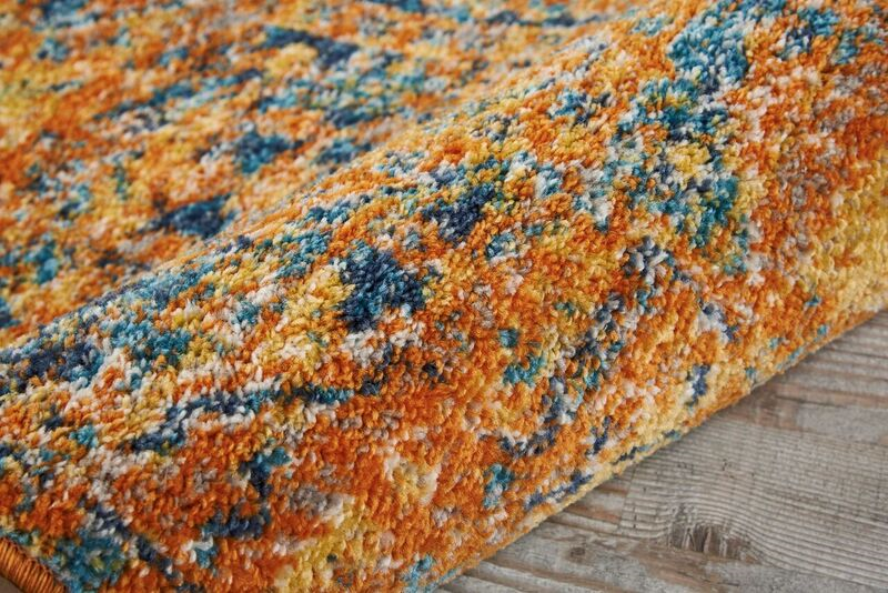 Nourison Clearance Passion PSN07 Teal Rug