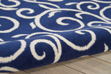 Nourison Clearance Grafix GRF19 Navy Blue Rug