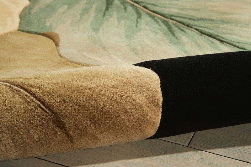 Nourison Tropics TS08 Black Rug