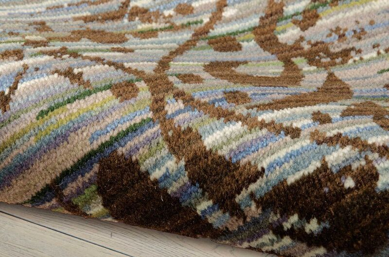 Nourison Clearance Rhapsody RH009 Blue Rug