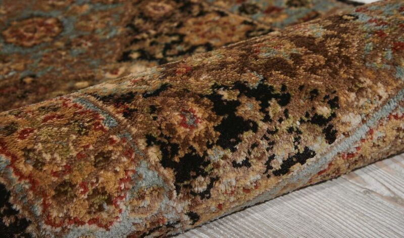 Nourison Clearance Delano DEL03 Black Rug