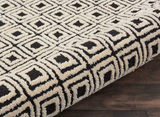 Nourison Clearance Deco Mod DEC02 Black /Beige Rug