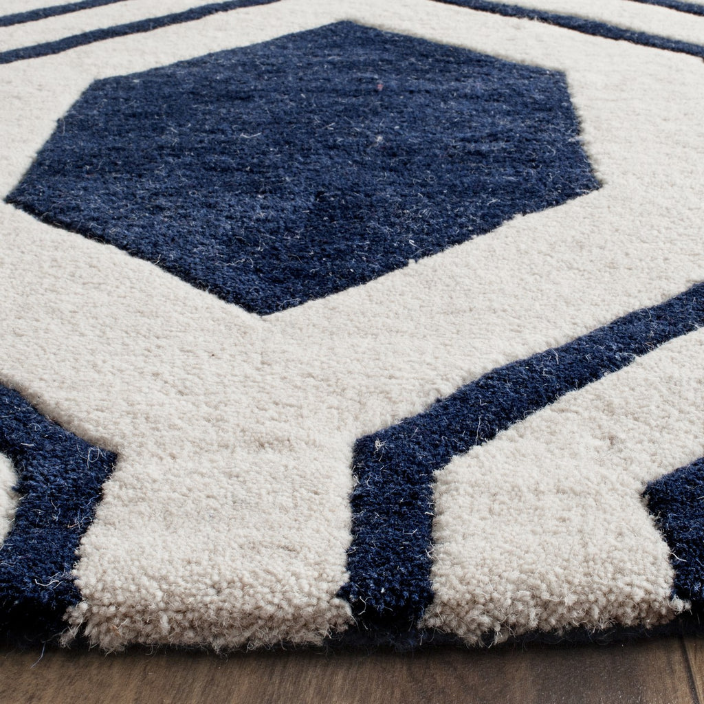 Safavieh Clearance Chatham CHT760C Navy Blue Rug