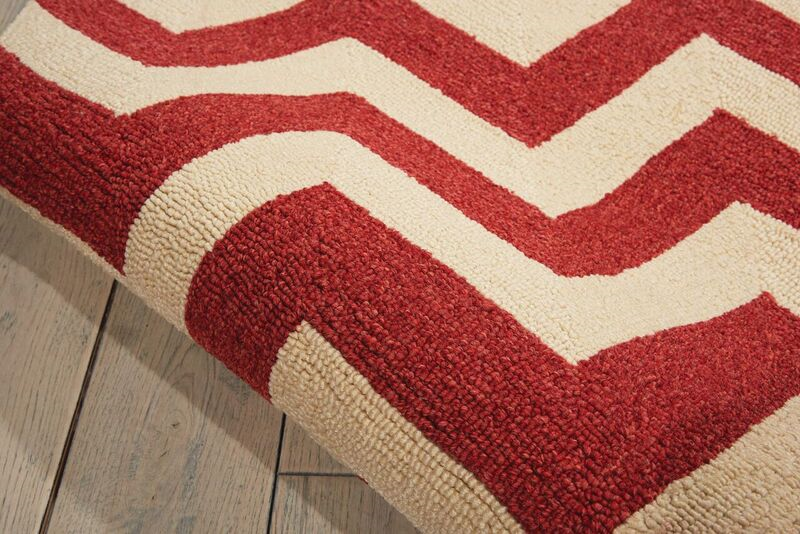 Nourison Clearance Portico POR03 Red Rug