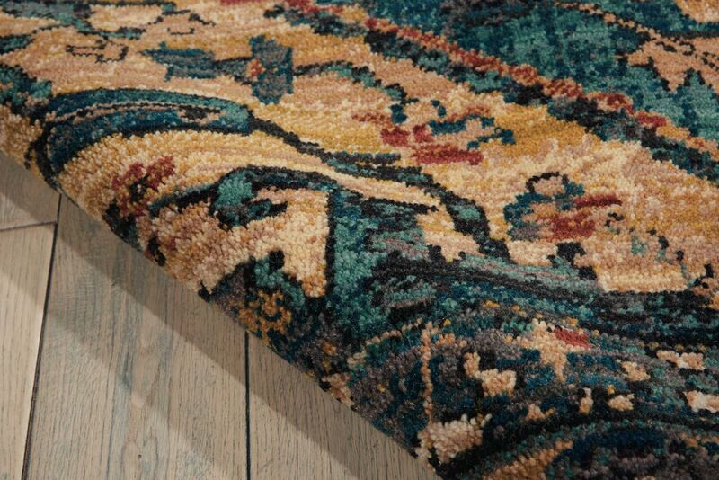 Nourison Clearance 2020 NR206 Teal Rug