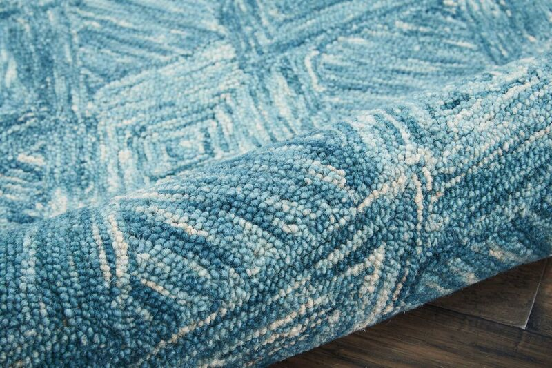 Nourison Sale Interlock ITL01 Marine Rug
