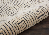 Nourison Clearance Deco Mod DEC01 Grey/Ivory Rug