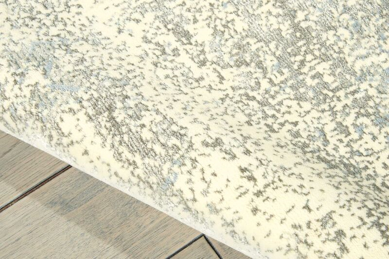 Nourison Clearance Luminance LUM10 Silver Rug