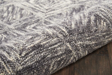 Nourison Sale Interlock ITL01 Charcoal Rug