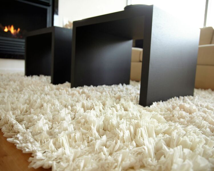 Anji Mountain Bamboo Rug, Co. Paper Shag AMB0451 Ivory Rug