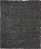 nourison malibu shag msg01 dark grey rug
