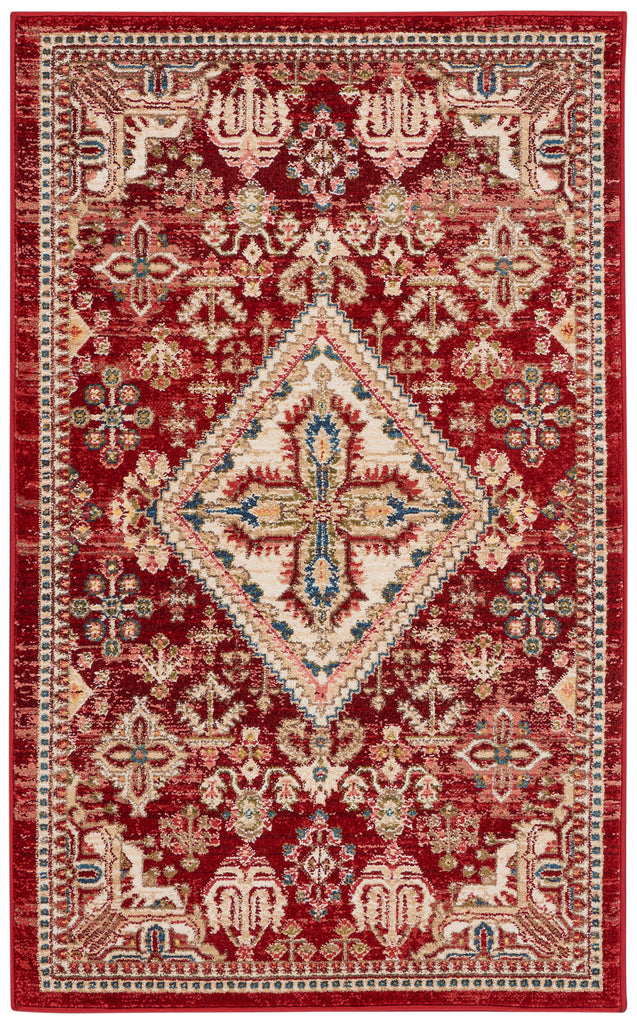 nourison karisma kar02 brick ivory rug