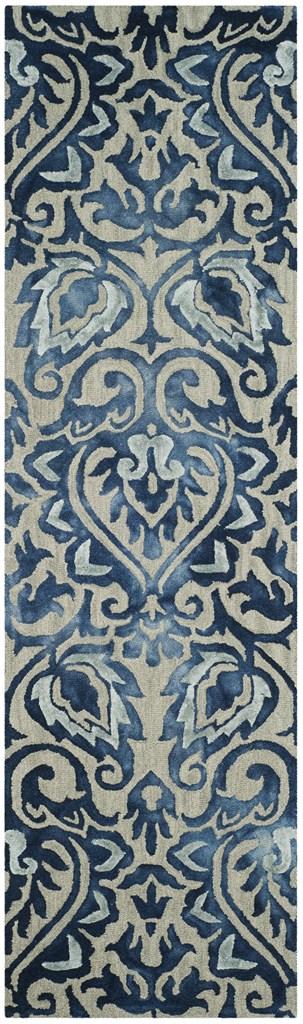 safavieh clearance dip dye ddy511k royal blue rug