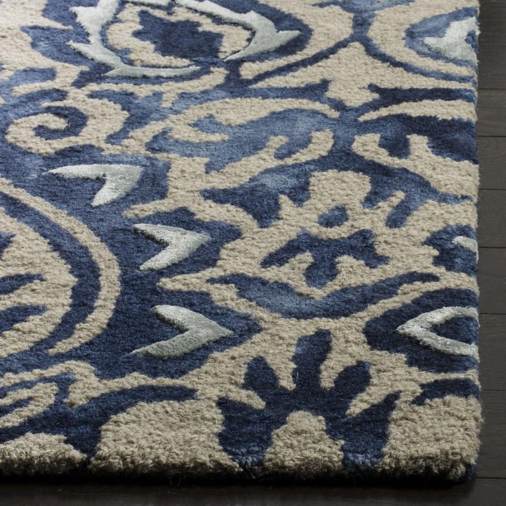 safavieh clearance dip dye ddy511k royal blue rug