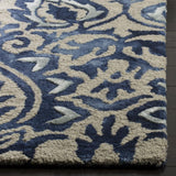 safavieh clearance dip dye ddy511k royal blue rug