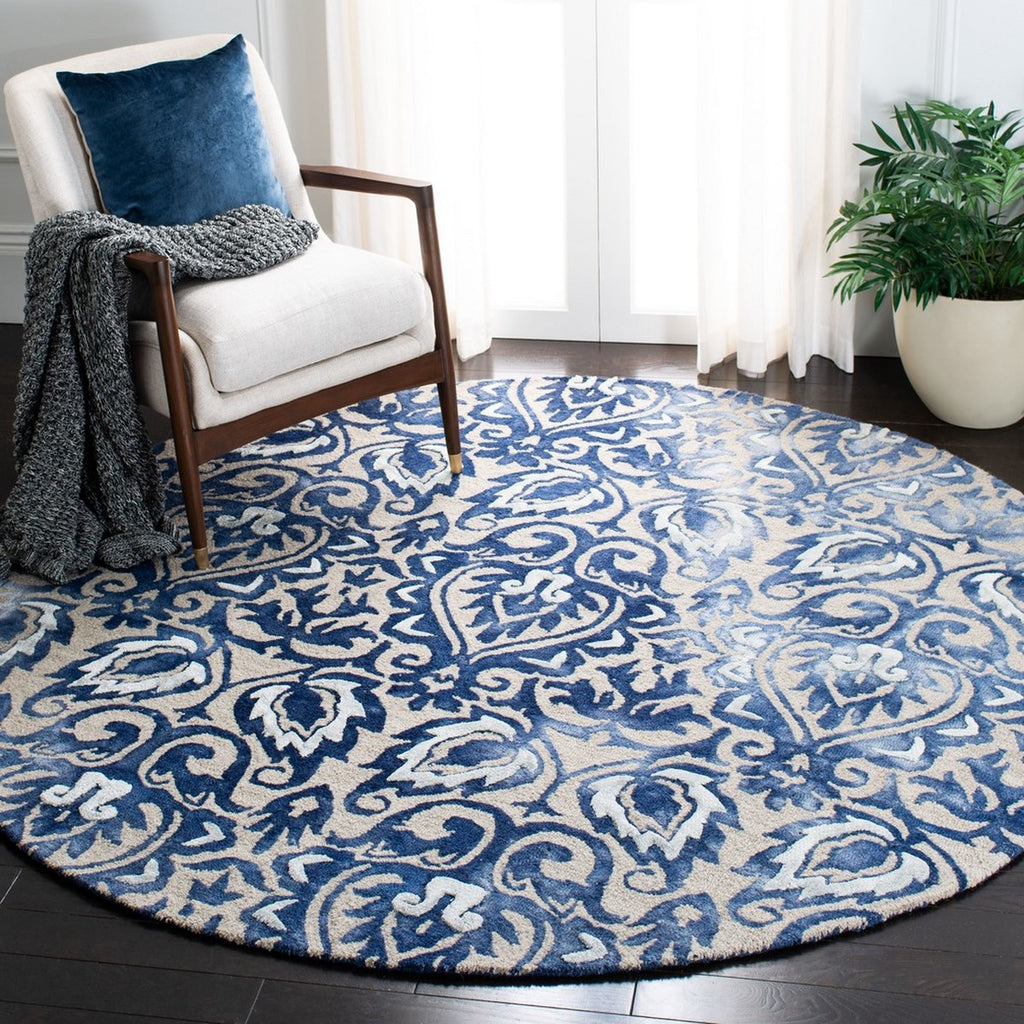 safavieh clearance dip dye ddy511k royal blue rug