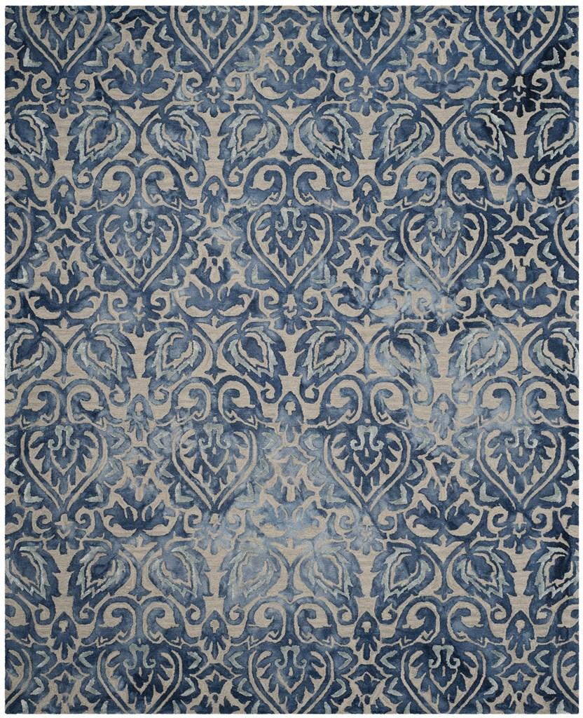 safavieh clearance dip dye ddy511k royal blue rug