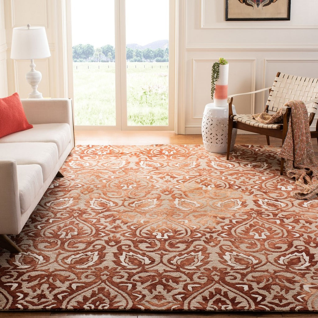 safavieh clearance dip dye ddy511q copper rug
