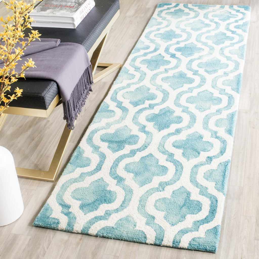 safavieh clearance dip dye ddy537d turquoise rug