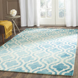 safavieh clearance dip dye ddy537d turquoise rug