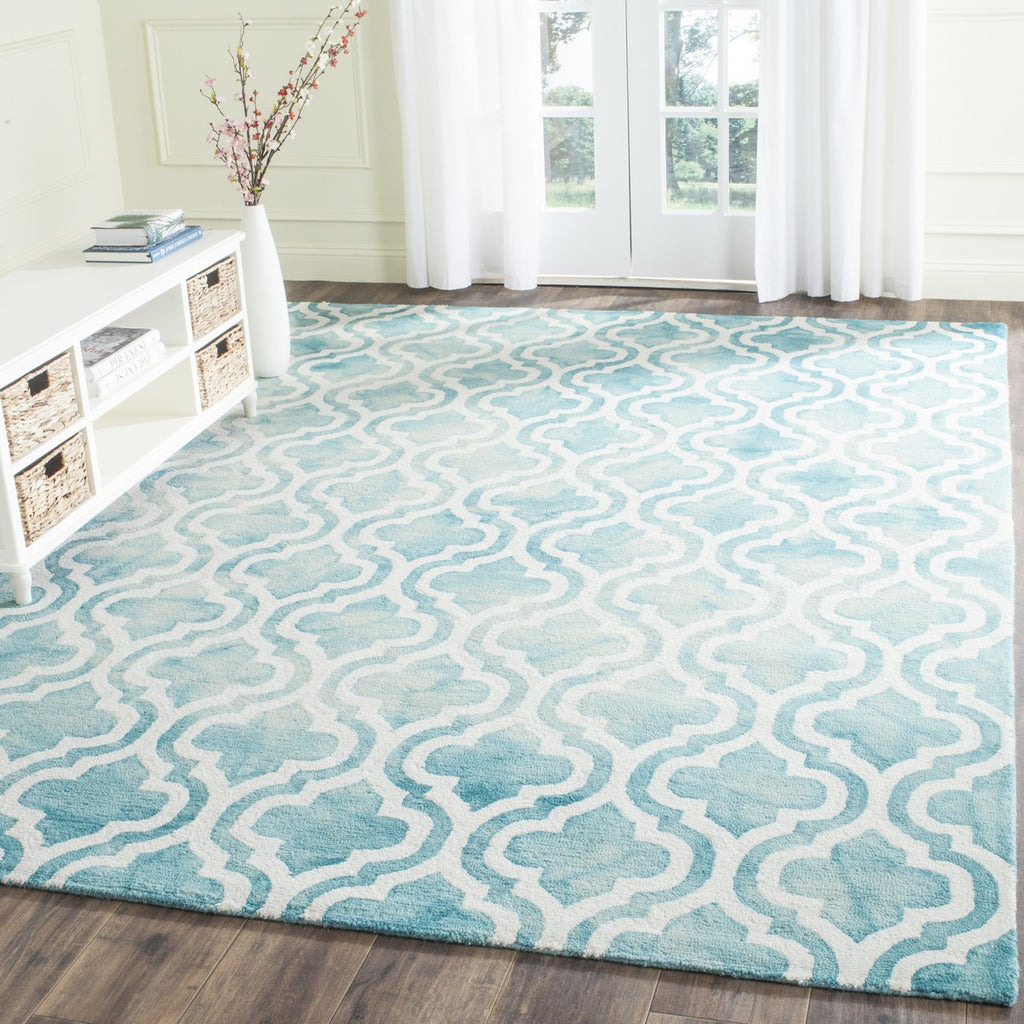 safavieh clearance dip dye ddy537d turquoise rug