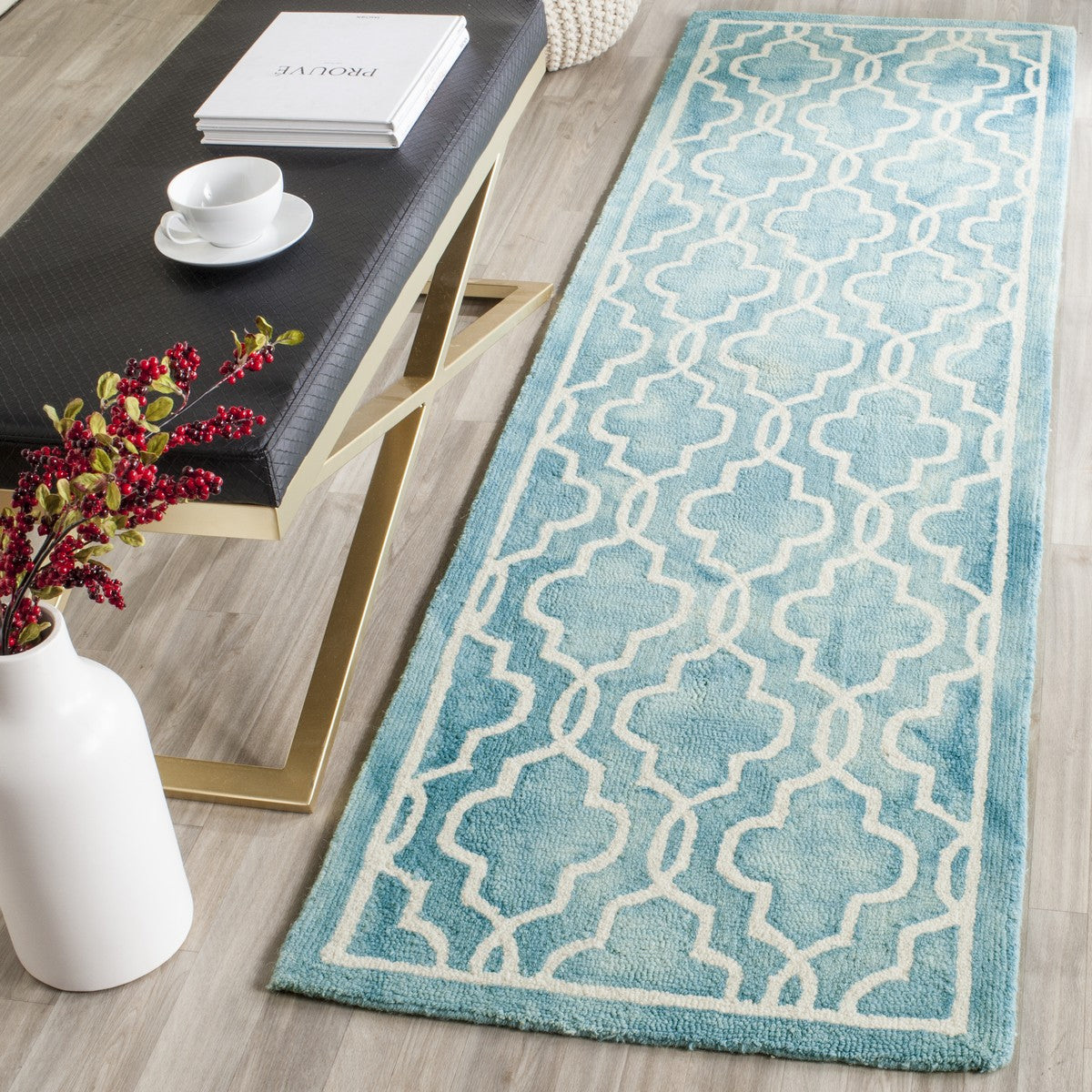 safavieh clearance dip dye ddy539d turquoise rug