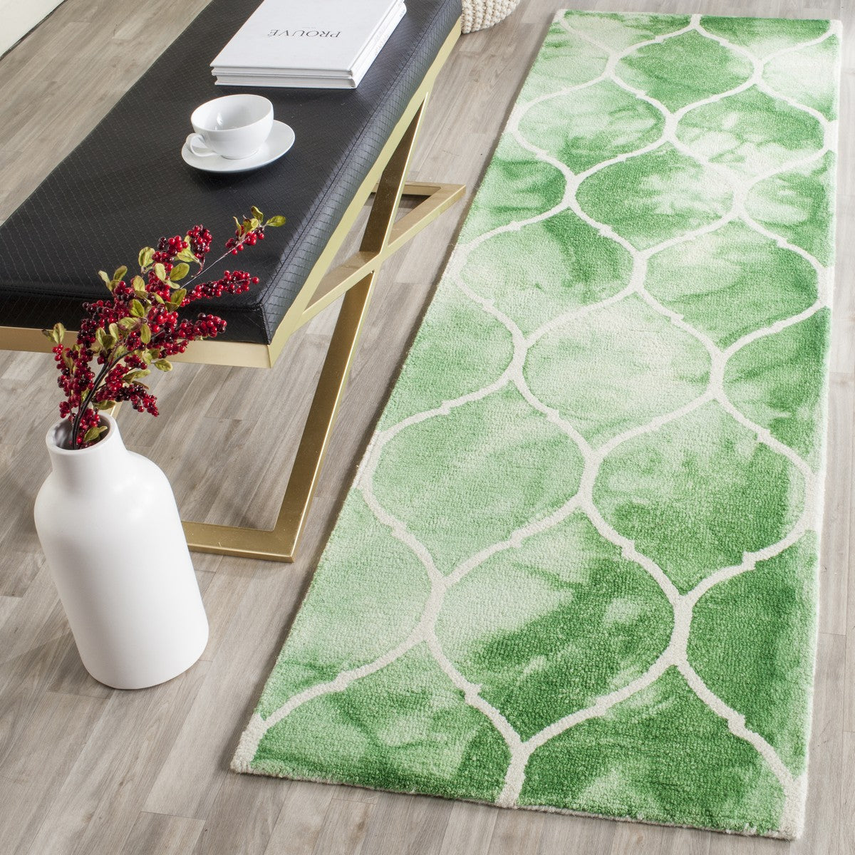 safavieh clearance dip dye ddy685q green rug