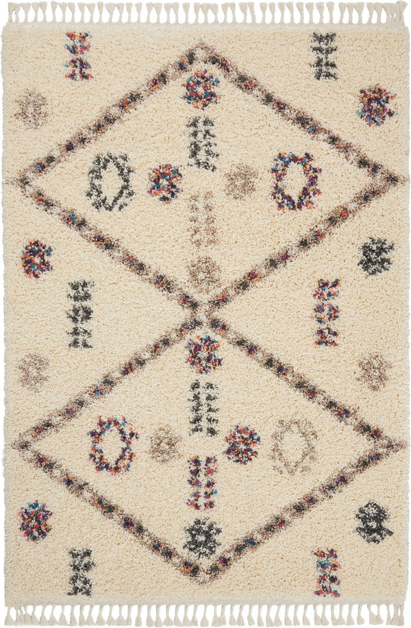 Nourison Clearance Denmark Shag DNK01 Ivory Rug