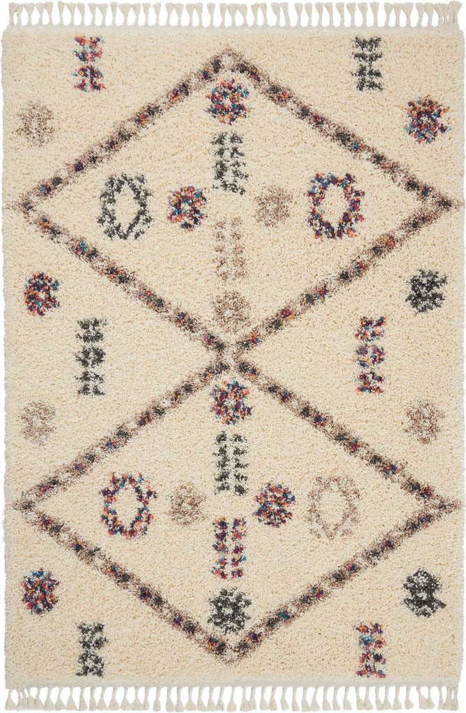Nourison Clearance Denmark Shag DNK01 Ivory Rug